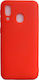 Back Cover Din Silicon Roșu Galaxy A20e