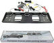 Car License Plate Frame Parking System with Camera / Buzzer and 2 Sensors 19mm in Black Colour CKC-600L