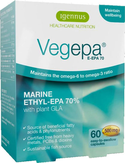 iGennus Vegepa 500mg 60 softgels
