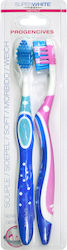 Superwhite Prongecives Четка за зъби Soft 2бр Superwhite Prongecives Четка за зъби Soft 2бр