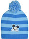 Mickey Mouse Kids Beanie Knitted Light Blue