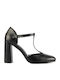 Migato Black High Heels with Strap ES2234-14