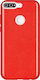 Wozinsky Glitter Umschlag Rückseite Silikon Rot (Huawei Y7 2018/Y7 Prime 2018)