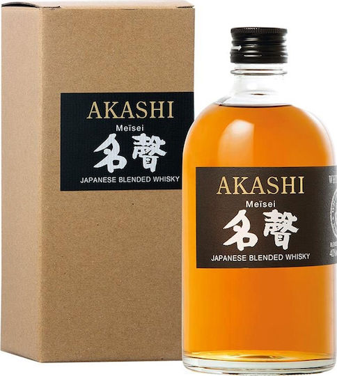 Akashi Meisi Blended Blended Ουίσκι Ιαπωνίας σε Κουτί 40% 500ml