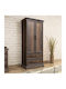 Doppeltür Kleiderschrank Mozart 83x52x202.5cm