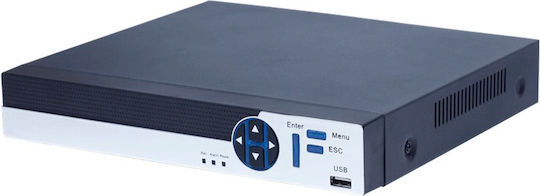 Tele HV-908 Überwachungs-Videorekorder HVR 8 Kanäle mit Auflösung Volle HD HV-908