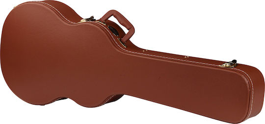 RockCase Standard Αδιάβροχη Βαλίτσα Ηλεκτρικής Κιθάρας με Επένδυση Καφέ
