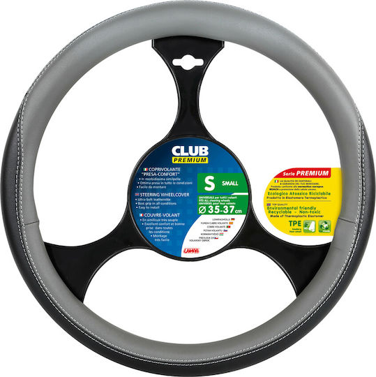 Lampa Auto-Lenkradabdeckung Club mit Durchmesser 35-37cm Synthetisch Gray