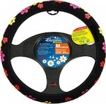 Lampa Car Steering Wheel Cover Blossom with Diameter 37-39cm Synthetic Multicolour L3312.6/3306.4