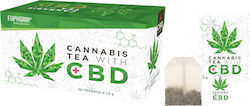 Euphoria Cannabis Tea With CBD Κάνναβη 20 Φακελάκια 30gr 889