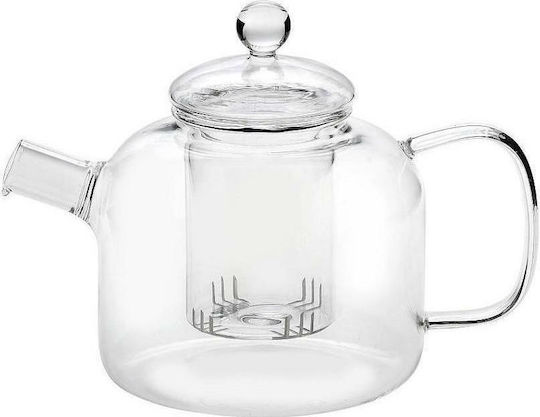 Espiel Teapot with Filter Glass Transparent 725ml