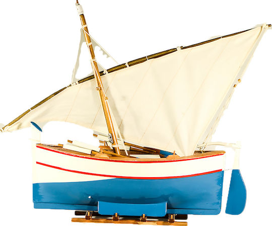 Vintage Weihnachtsboot Segelboot Holz 45x42cm