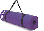 Toorx MAT-185 Στρώμα Γυμναστικής Yoga/Pilates Μωβ με Ιμάντα Μεταφοράς (172x61x1.2cm)