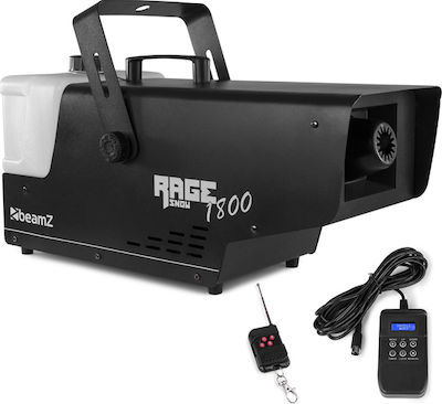 BeamZ Rage 1800 Snow Machine 1800W Wireless / Wired Remote Compatible with DMX Control