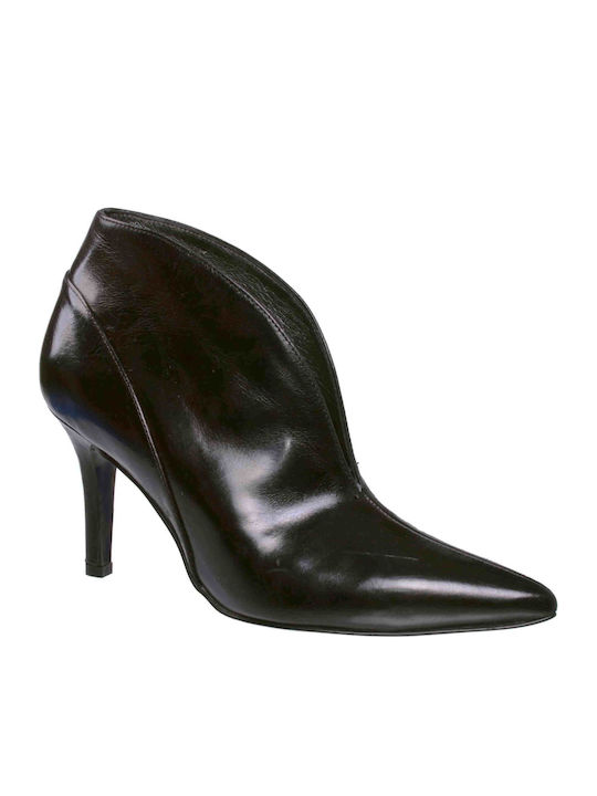 Women's Patent Leather Ankle Boots Black