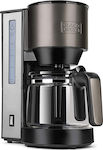 Black & Decker BXCO870E Filter Coffee Machine 870W Grey