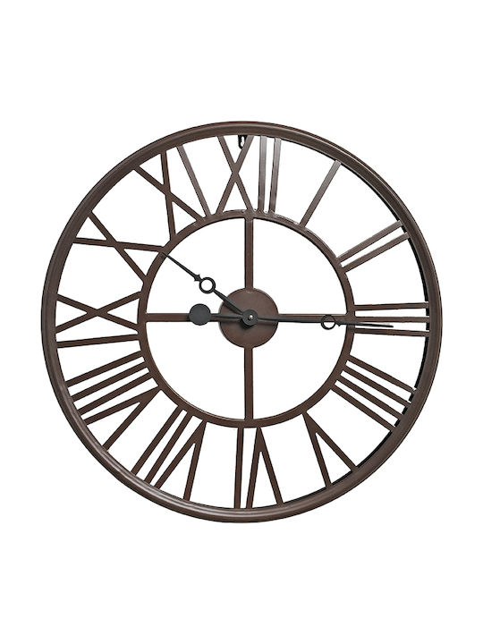 Zaros Wall Clock Metallic Ø60cm