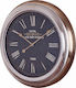 Zaros Antique Wall Clock Metallic Bronze Ø60cm