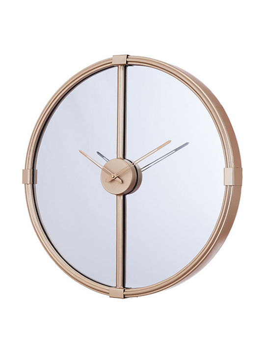 Zaros Wall Clock Metallic Gold Ø60cm