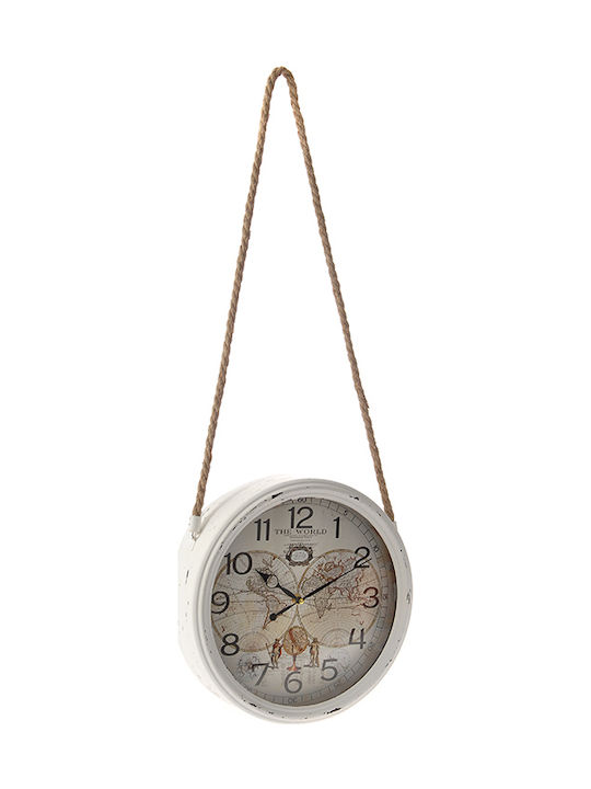 Iliadis Wall Clock Metallic Ø31cm