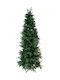 Κυπαρίσσι Christmas Slim Green Tree with Metallic Base and Built in Branches H210cm