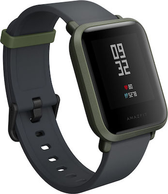 Amazfit Bip 39mm Smartwatch with Heart Rate Monitor (Kokoda Green)