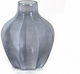 Zaros Διακοσμητικό Βάζο Glas Blau 17.5x17.5x21cm 1Stück