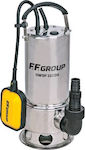 F.F. Group DWSP 1100X Inox Single-phase Pump Waste Water / Sewage 1.5hp 43481