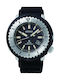Seiko Prospex Solar Watch with Rubber Strap Black