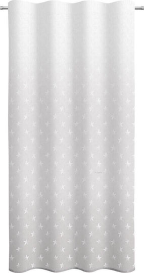 Guy Laroche Детска завеса Astra с пампуси Бял 1152030219006 145x270cm