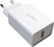 Xipin Charger Without Cable with USB-A Port Whites (EU-05)
