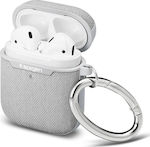 Spigen Urban Fit Silicone Case with Keychain Gray for Apple AirPods