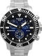 Tissot Seastar 1000 Men's Watch 45.5mm Chronograph Battery with Silver Metal Bracelet