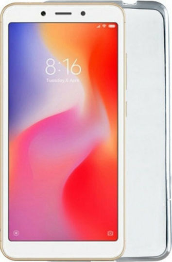 Volte-Tel Slimcolor Air Back Cover Silicone Transparent (Redmi 6a)