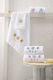 Rythmos Set of baby towels 2pcs Honey Bee White / Yellow 250-172-1109