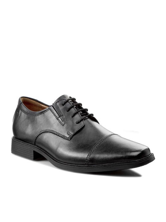 Clarks Tilden Cap Δερμάτινα Ανδρικά Σκαρπίνια Μ...