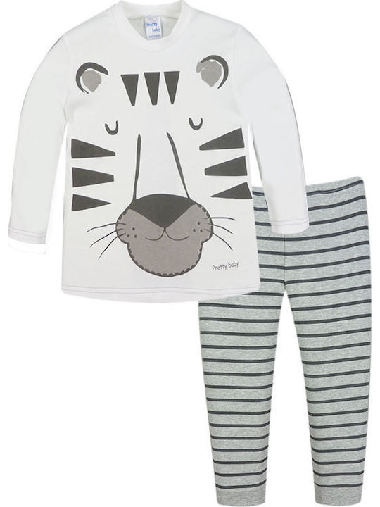 Pretty Baby Kids' Pajamas Winter White