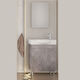Drop Litos 55 Countertop with Sink & Mirror Glo...