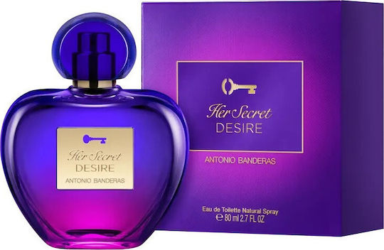 Antonio Banderas Her Secret Desire Eau de Toilette 80ml