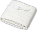 15080 Single Electric Washable Blanket White 60W 80x150cm