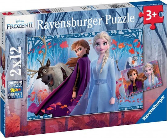 Детски Пъзел Disney Frozen II за 3+ години+ Години 24бр Ravensburger