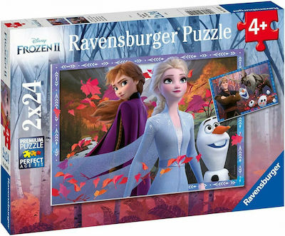 Ravensburger Puzzle: Disney FrozenFrozen II - Frostly Adventures (2x24pcs) (05010)
