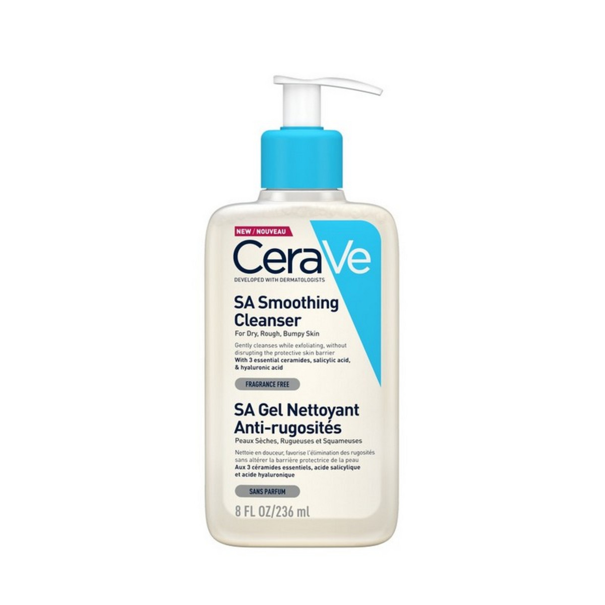 CeraVe SA Smoothing Gel Καθαρισμού Προσώπου 236ml