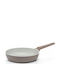 Luigi Ferrero Aluminum Pan with Stone Interior Coating Beige 24cm