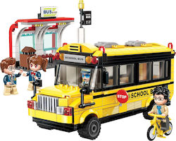 Qman Edify School Bus for 6+ Years 440pcs