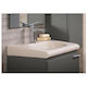 Adamidis Master 55 Mobilier de baie cu lavoar Ivory Blat cu Lavoar L52xW32.5xH45cm Ecru