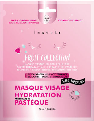 Inuwet Fruit Collection Mască de Față pentru Hidratare 30ml