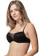 Luna Passion Push Up Bra Underwire Black