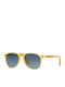 Persol Unisex Γυαλιά Ηλίου με Καφέ Ταρταρούγα Κοκκάλινο Σκελετό και Μπλε Ντεγκραντέ Polarized Φακό PO9649S 204/S3