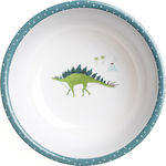 Sophie Allport Baby Food Bowl Dinosaurs made of Melamine Turquoise MBL45142